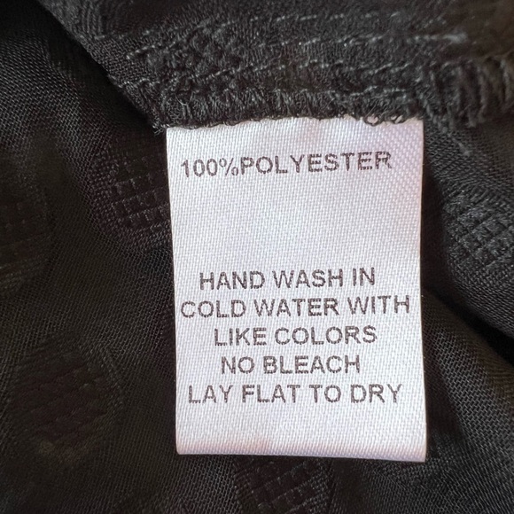 Eden Society top blouse open shoulder medium black - Picture 6 of 7